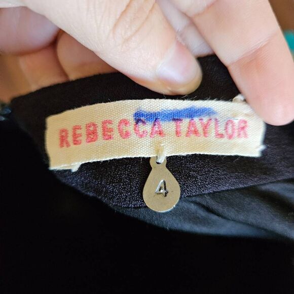 Rebecca Taylor Studded Peplum Blouse - Picture 7 of 7